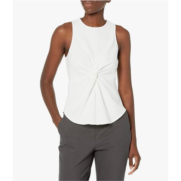 Cinq à Sept Womens Andrea Top Blouse, Ivory, medium (New) - Picture 1 of 4